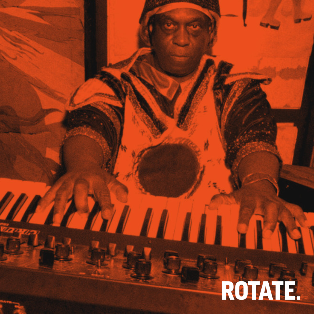 Rotate Recordings playlist cover for "1967–early 1970s: Arkestra as spacecraft – Cosmic civilisation"