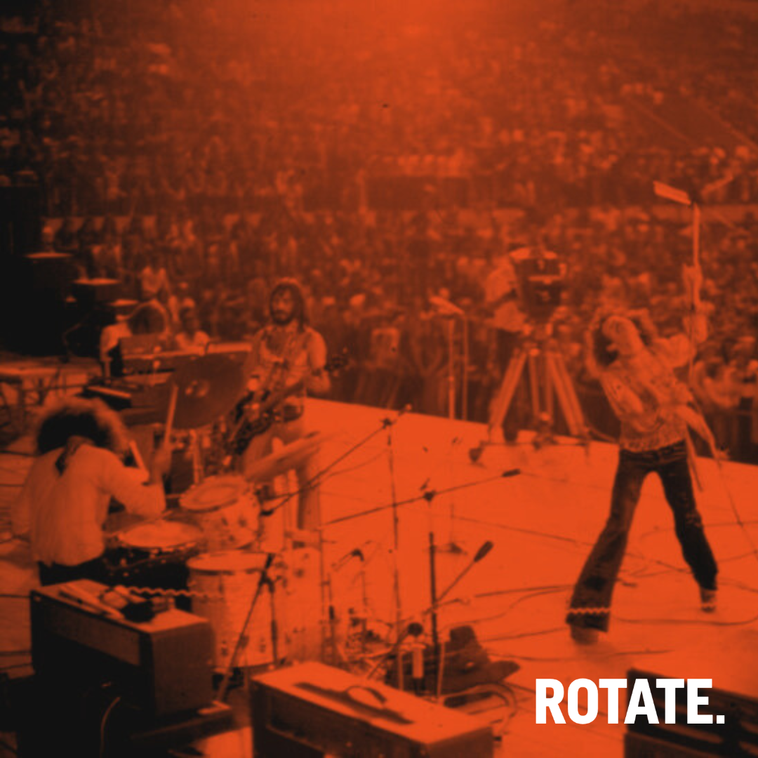 Rotate Recordings playlist cover for "Ex-Yu Rock"
