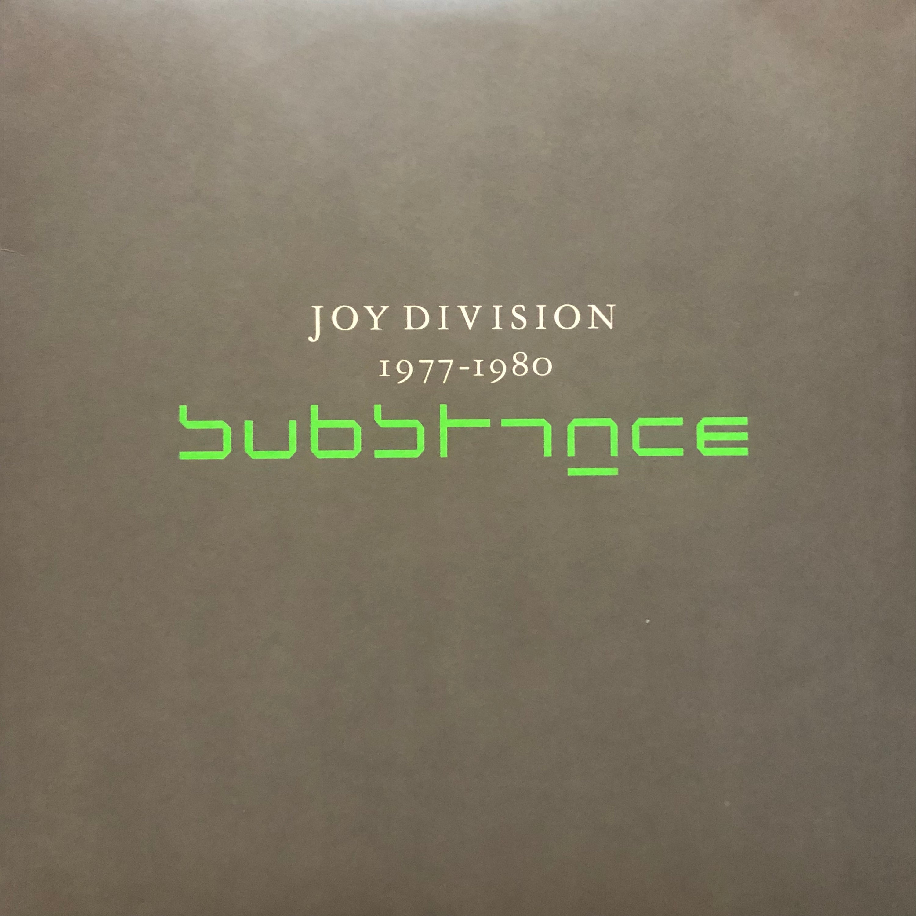 Joy Division ‎| Substance