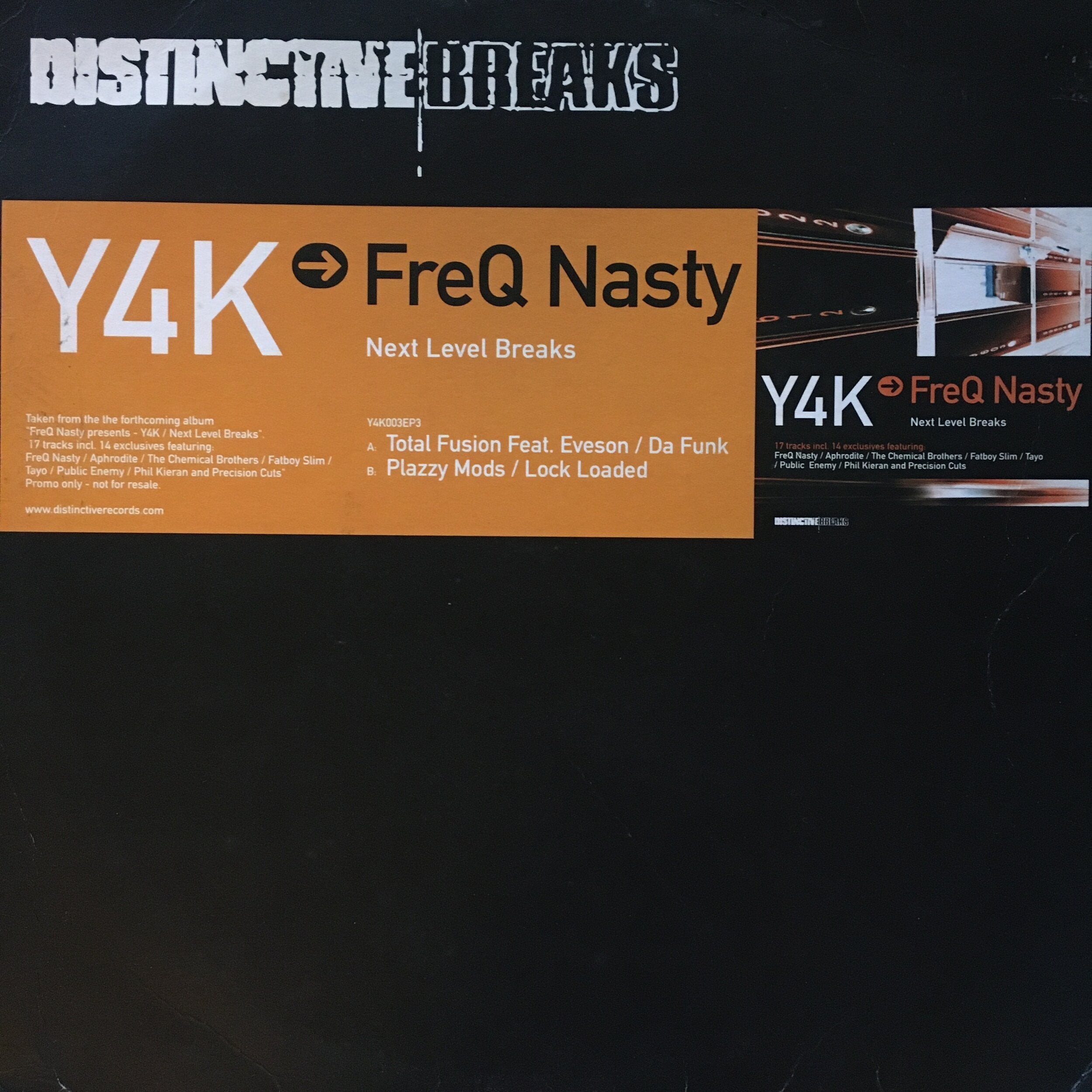 FreQ Nasty ‎| Y4K → FreQ Nasty | Next Level Breaks EP 12"